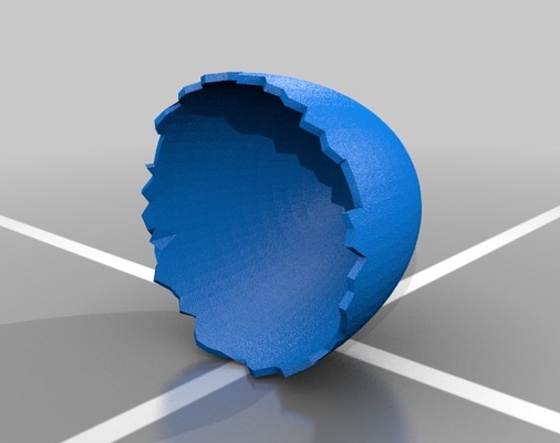 裂纹蛋3D打印模型