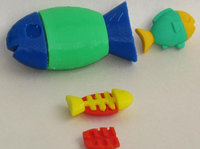 鱼3D打印模型