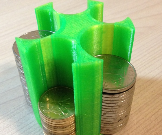 零钱收纳筒3D打印模型