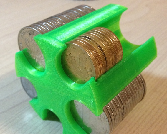 零钱收纳筒3D打印模型