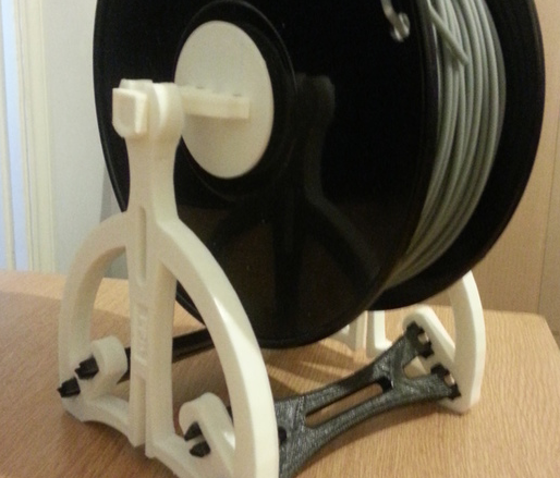 卷筒滑轮线轴架3D打印模型