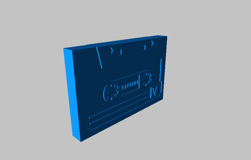 磁带盒子3D打印模型