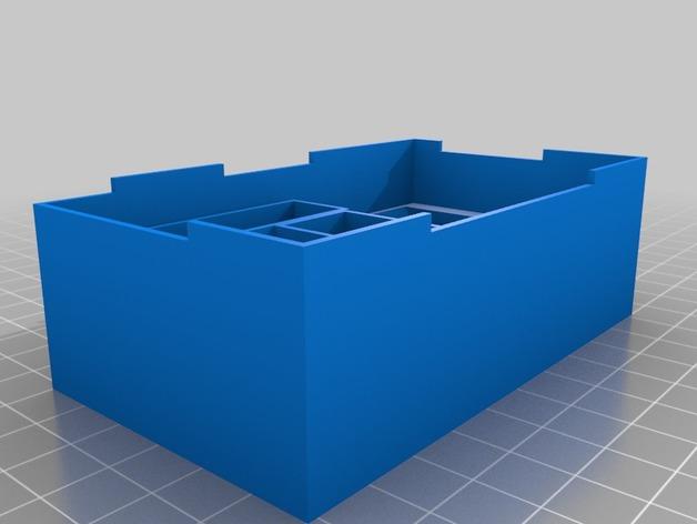 深海冒险棋盘游戏收纳盒3D打印模型