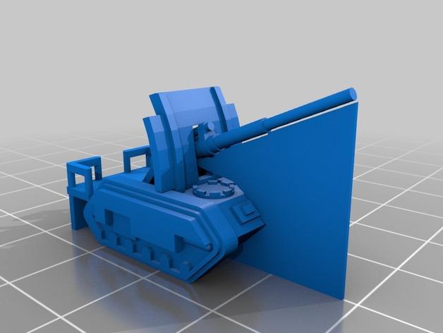 迷你坦克3D打印模型