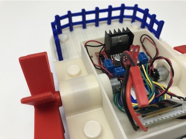 电动小轮船3D打印模型