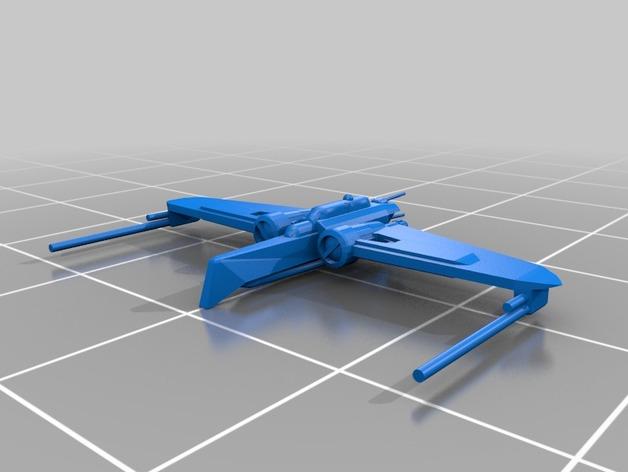 arc-170星际战斗机3D打印模型