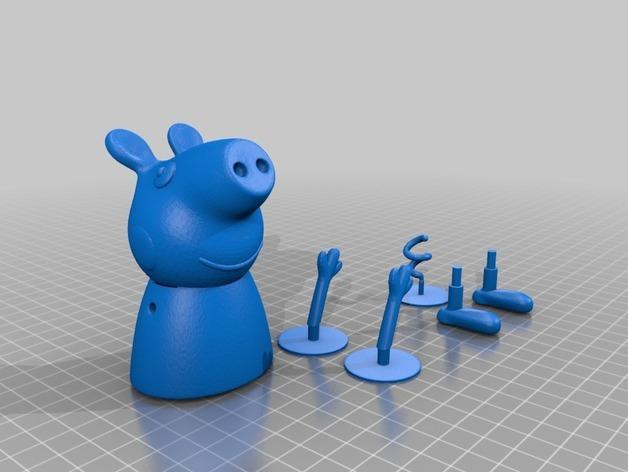 小猪佩奇3D打印模型
