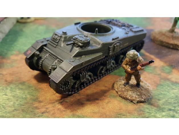 二战英国袋鼠装甲运兵车3D打印模型