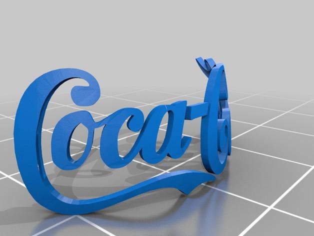 可口可乐瓶3D打印模型