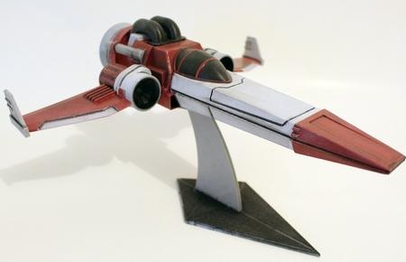 阿尔法无人飞船3D打印模型