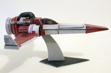 阿尔法无人飞船3D打印模型