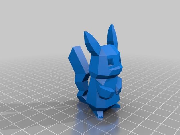 皮卡丘3D打印模型