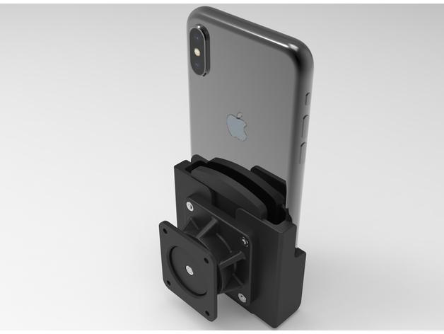 iPhone X车载挂架3D打印模型