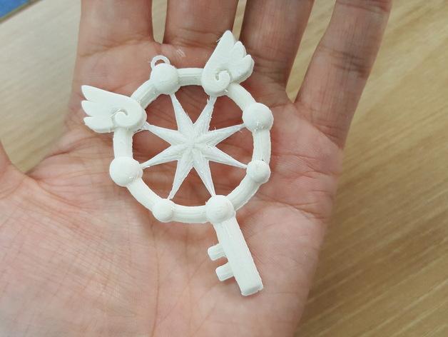 钥匙环（魔卡少女樱）3D打印模型