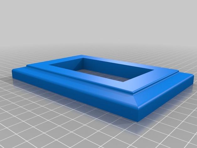 插座墙板3D打印模型