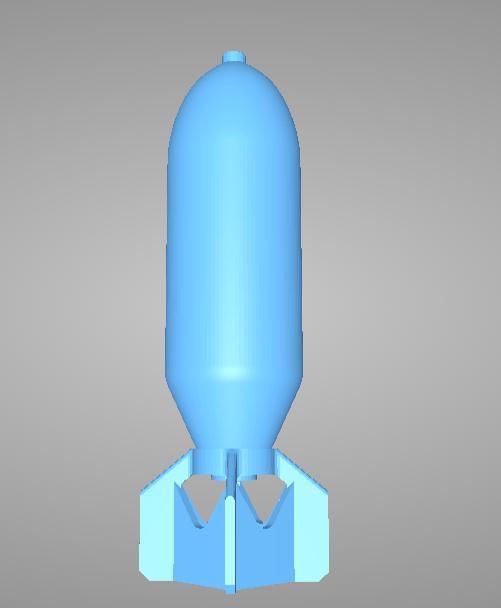 炸弹3D打印模型