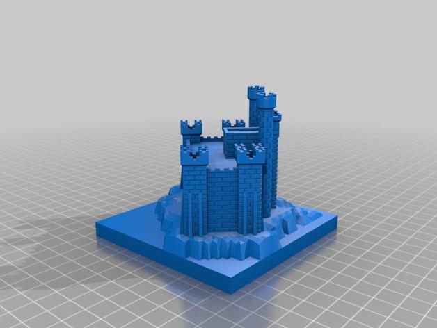 城堡（英雄无敌3）3D打印模型
