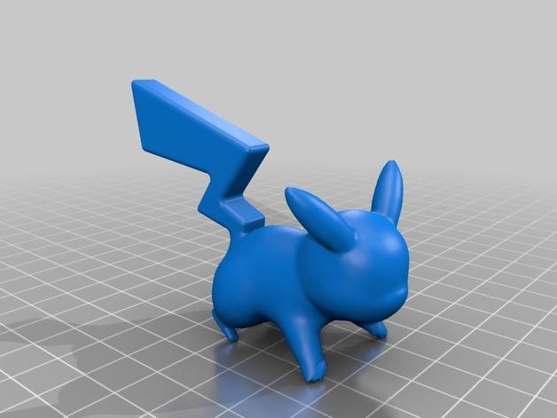 皮卡丘3D打印模型