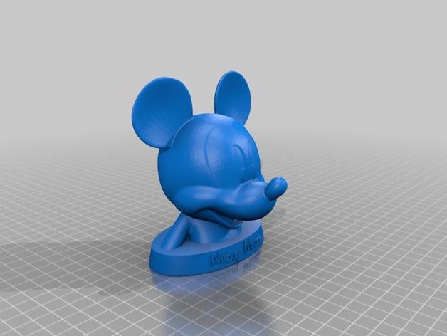 米老鼠头像3D打印模型