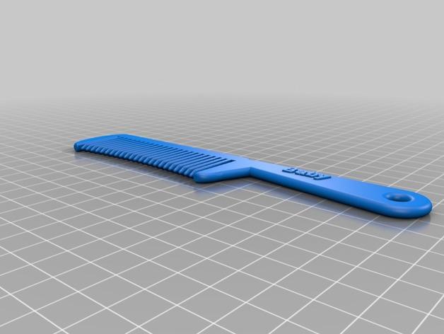 长手柄梳子3D打印模型