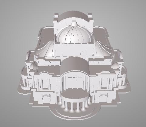墨西哥艺术宫3D打印模型