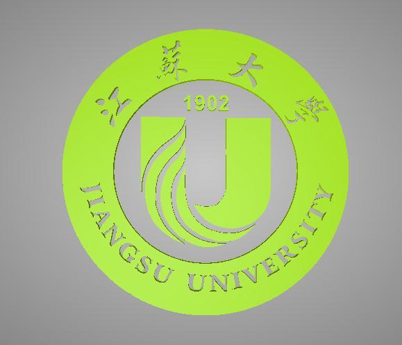 江苏大学校徽3D打印模型