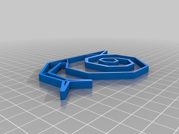 蜗牛壁画3D打印模型