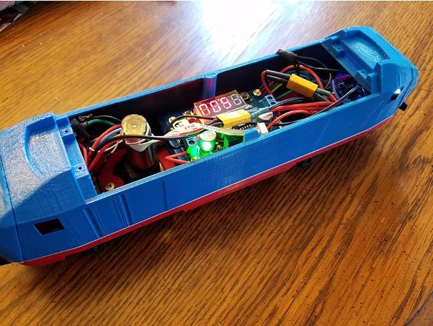 玩具电动火车3D打印模型