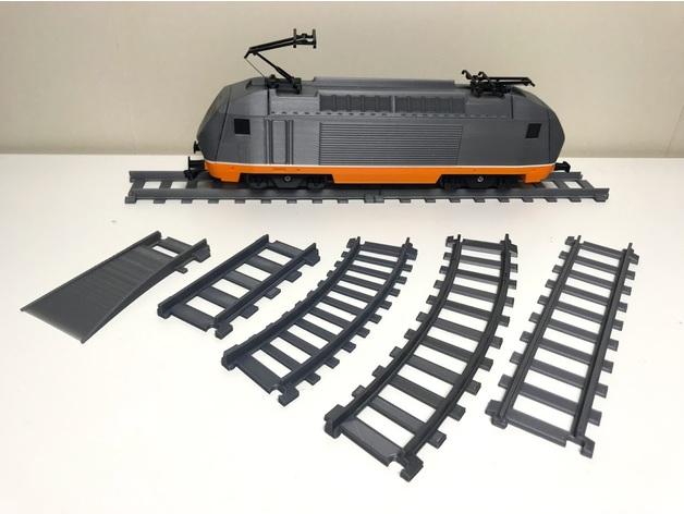 火车轨道3D打印模型
