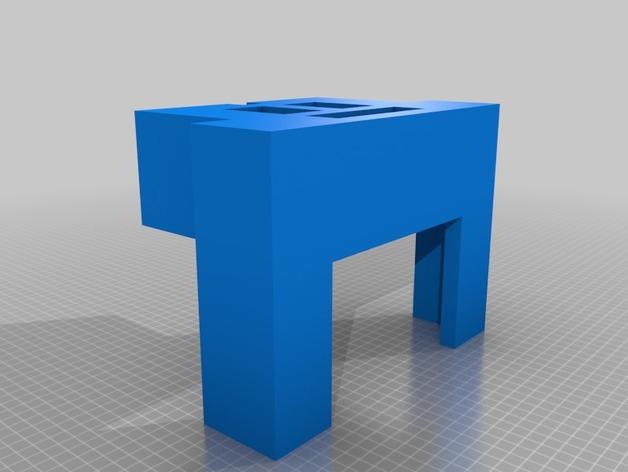 像素米老鼠3D打印模型