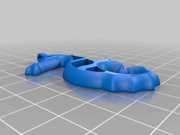 海马项链3D打印模型
