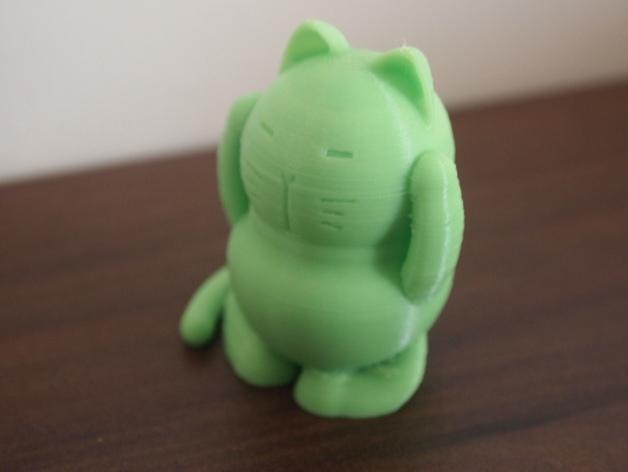 猫（变态王子与不笑猫）3D打印模型