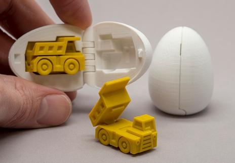 渣土车超级蛋3D打印模型