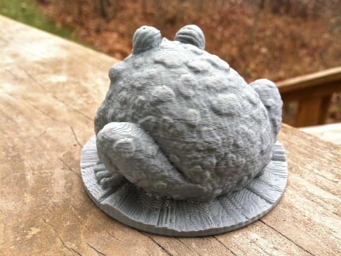 蟾蜍3D打印模型