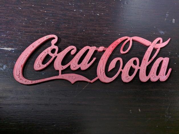 可口可乐logo3D打印模型