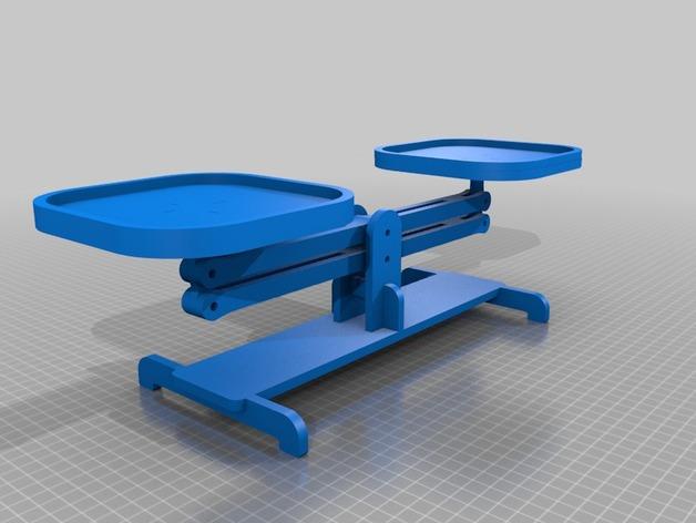 玩具天平3D打印模型