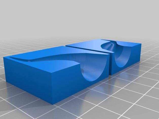 巧克力犄角模具3D打印模型
