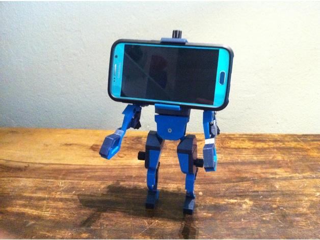 机器人手机支架3D打印模型