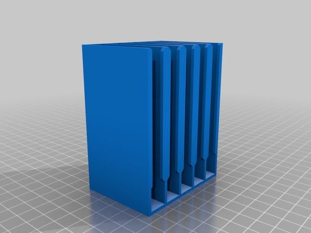 电池收纳盒3D打印模型