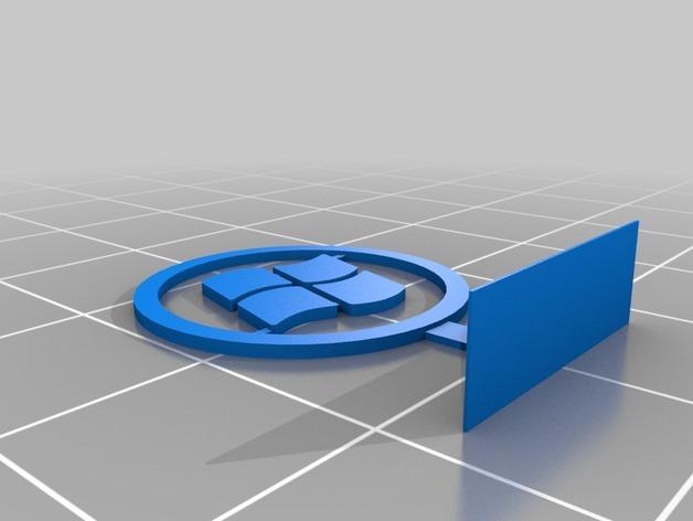 微软标志3D打印模型
