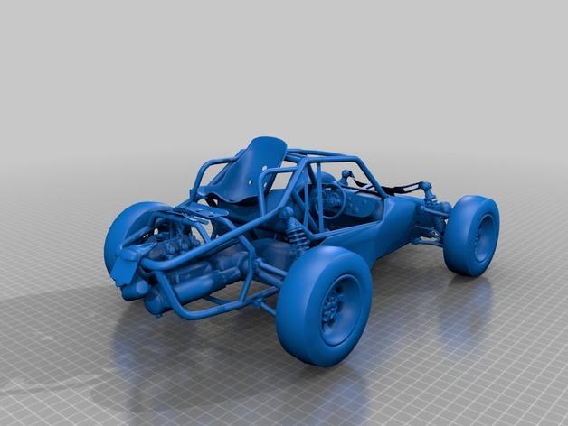 绝地求生蹦蹦车3D打印模型