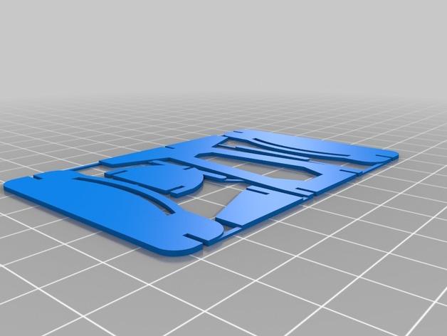 组装玩具飞机3D打印模型