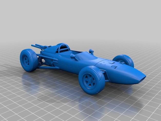 F1赛车Honda RA2723D打印模型