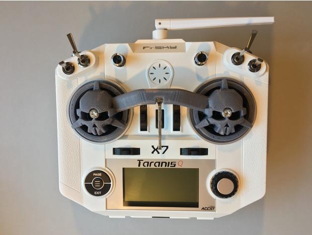 无人机Taranis Q X7遥控器转子保护套3D打印模型