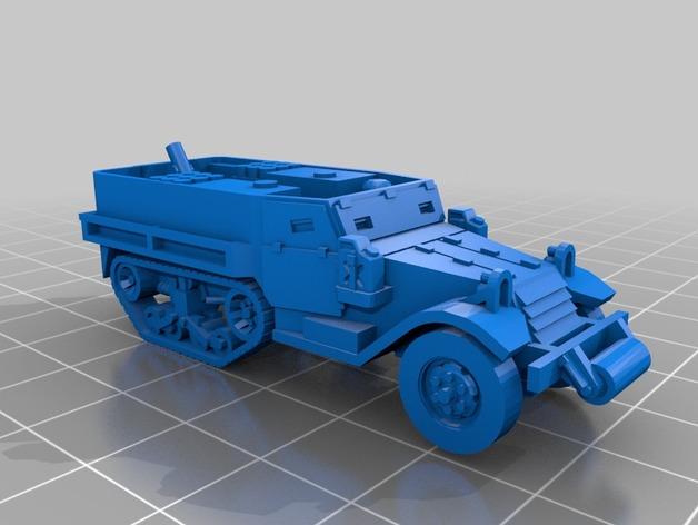 M4装甲迫击炮3D打印模型