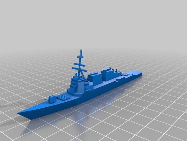 约翰·保罗·琼斯号驱逐舰 3D打印模型