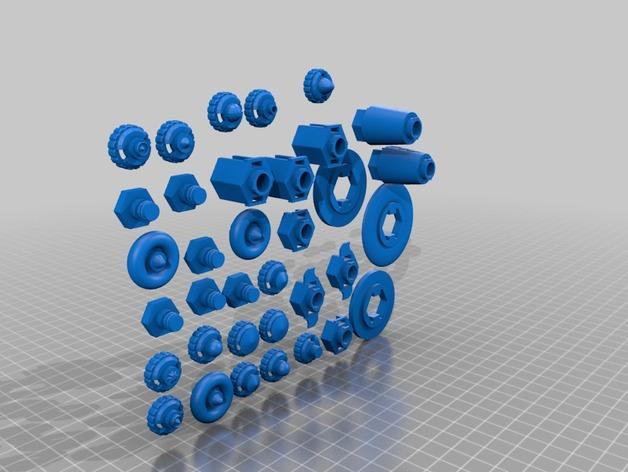 陀螺零件3D打印模型
