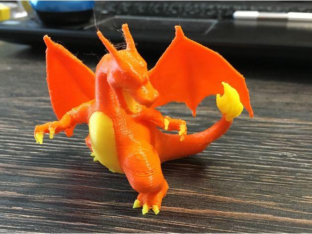 火龙3D打印模型
