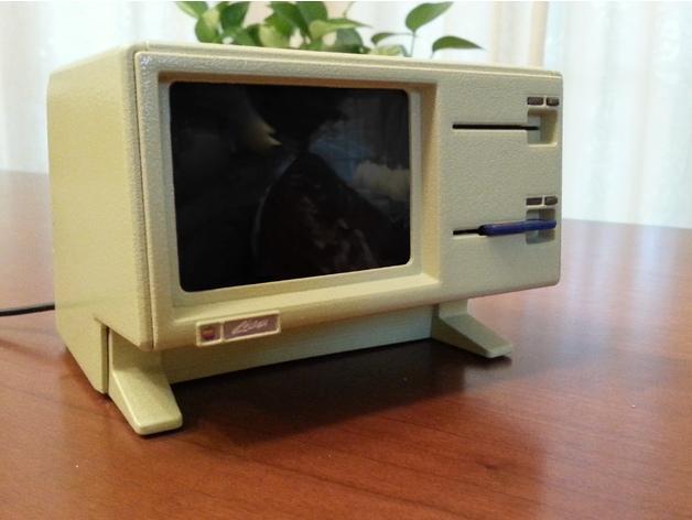 Apple Lisa原型树莓派电脑壳3D打印模型