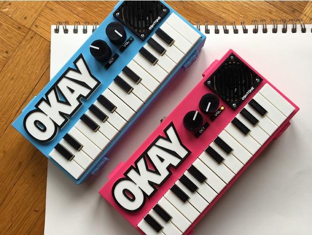 玩具电子琴框架3D打印模型